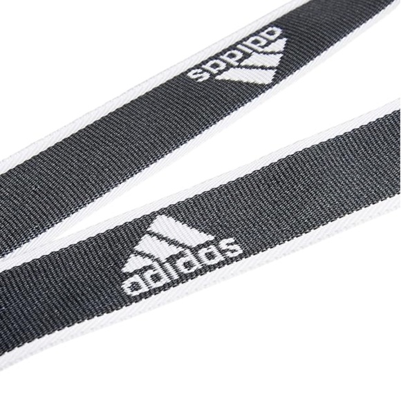 Adidas Black & White Interval Lanyard #5134303 NEW - Picture 3 of 9